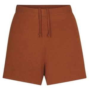 SKIMS SLEEP SHORTS IN COPPER SIZE XL STRETCHY SOFT LOUNGE SHORTS